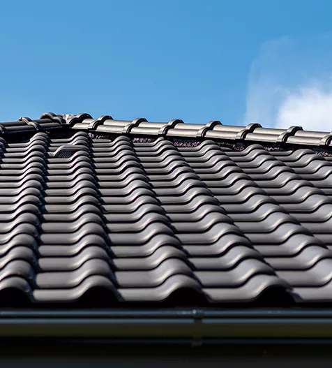 Modern wooden style roof