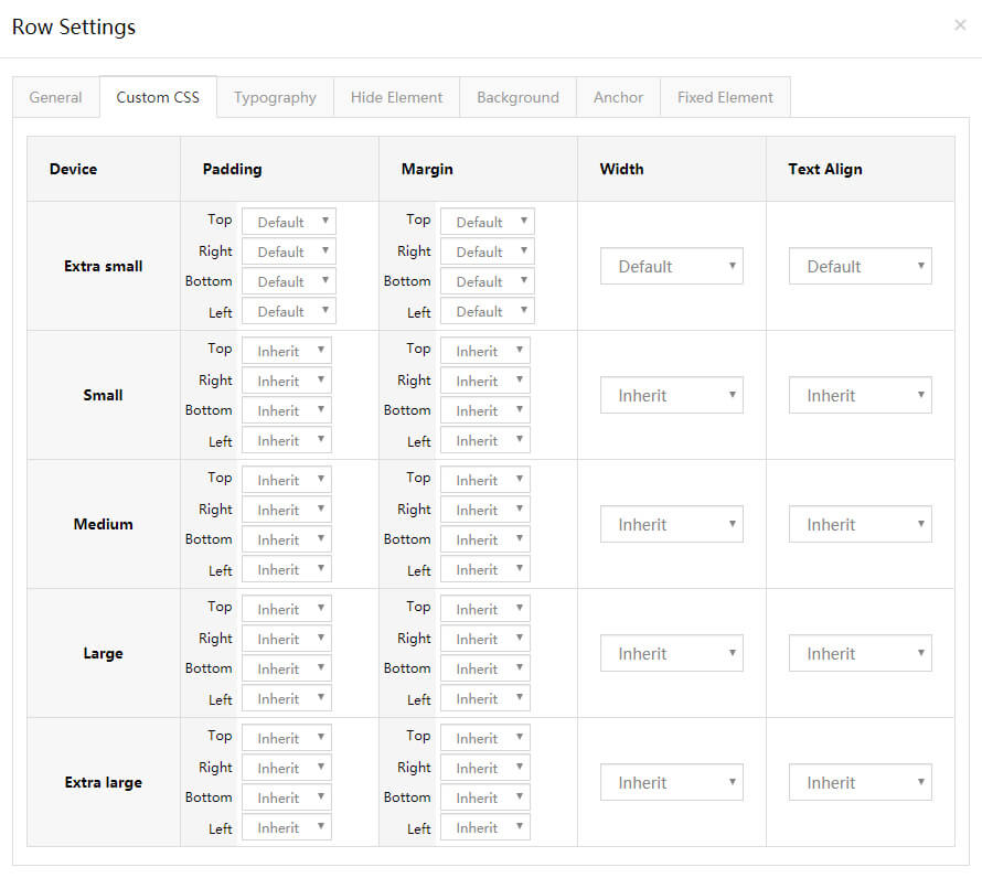 Custom CSS
