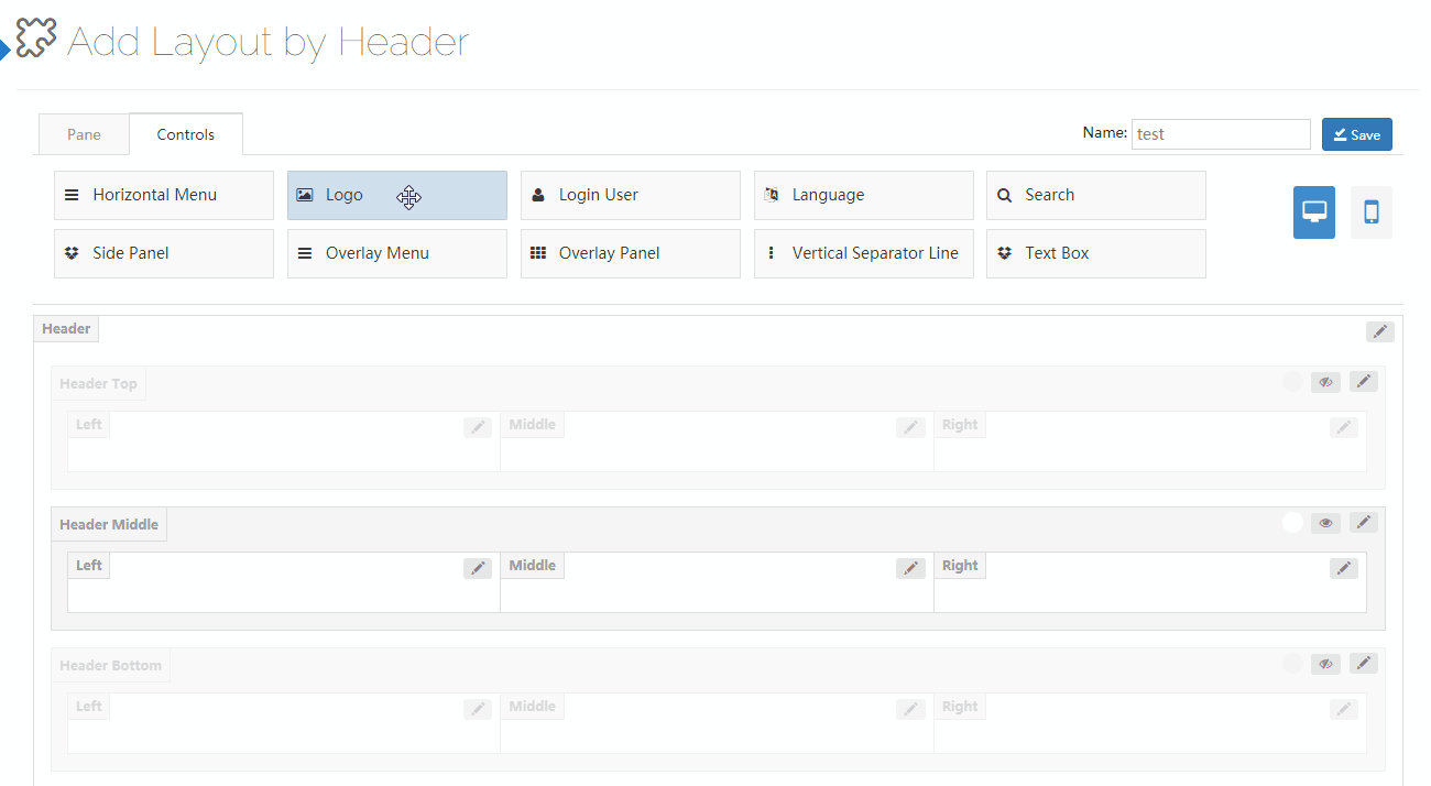 Controls Drag