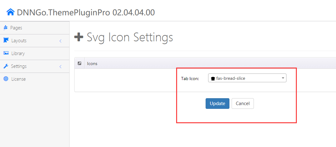 Select Icon